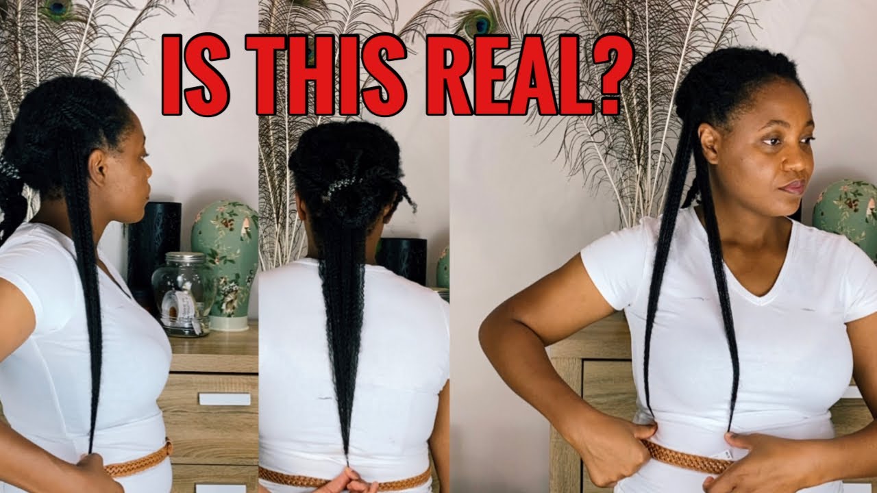 I MADE IT TO WAIST LENGTH? ** detailed** LENGTH CHECK 6 Years post big chop