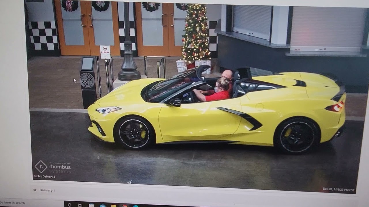 My customers taking delivery at the Corvette Museum...Wait until the end! "Museum Delivery"