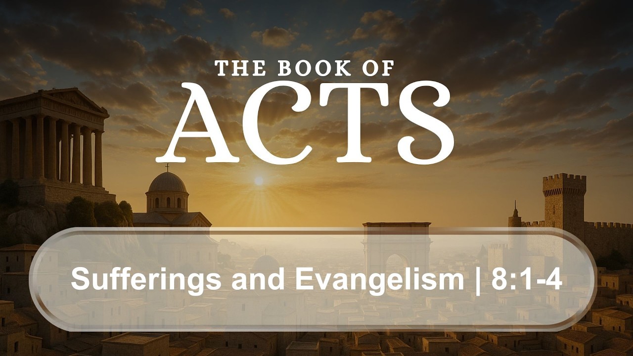 Acts 8:1-4  | Sufferings and Evangelism | D. Zherebnenkov