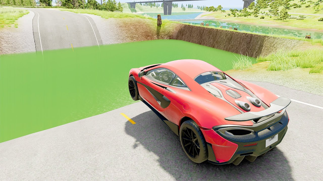 Mobil vs Deep Water #14 - BeamNG Drive