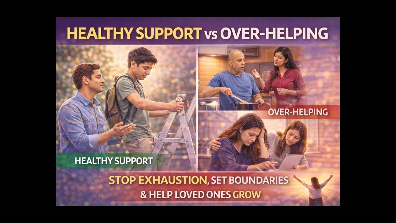 Healthy Support vs Over-Helping | Stop Exhaustion, Set Boundaries & Help Loved Ones Grow