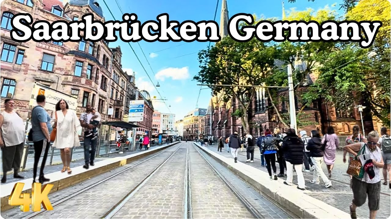 Saarbrücken Germany 🇩🇪 | Saarbrücken City Walk | The Beauty of Saarbrücken 4K