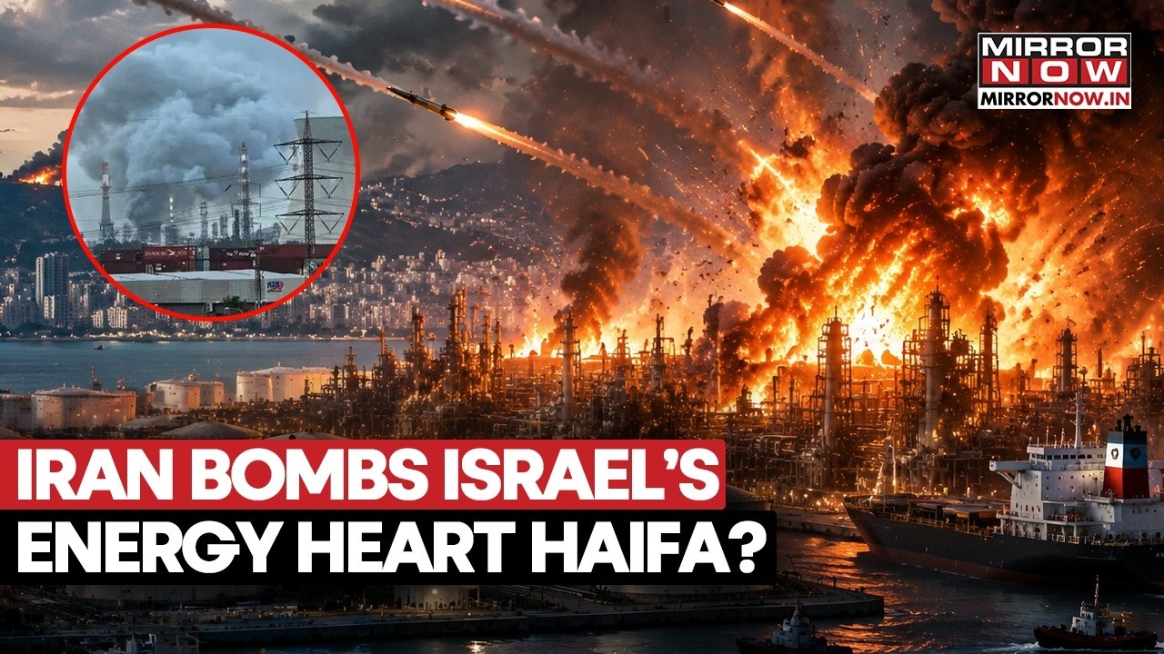 Inferno In Israel? Iran's Revenge Strike Hits Netanyahu's Energy Hub Haifa in Fiercest Barrage Yet