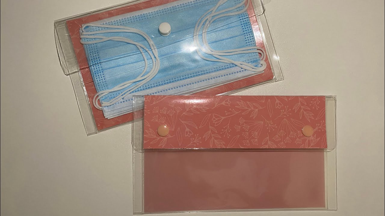 Tuto pochette avec une plastifieuse 🌸 | Scrapbooking |