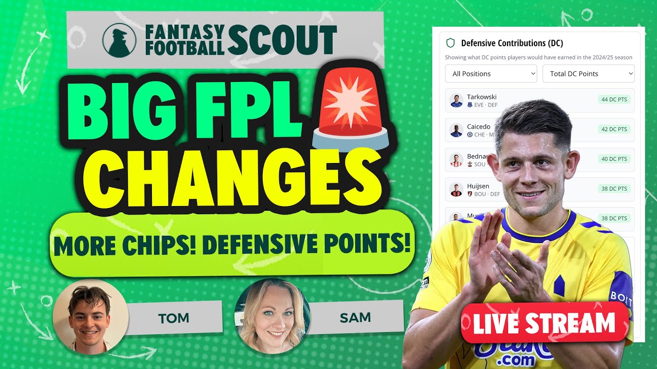 MASSIVE FPL CHANGES! 🚨 | DEFENSIVE POINTS + MORE CHIPS! 😱