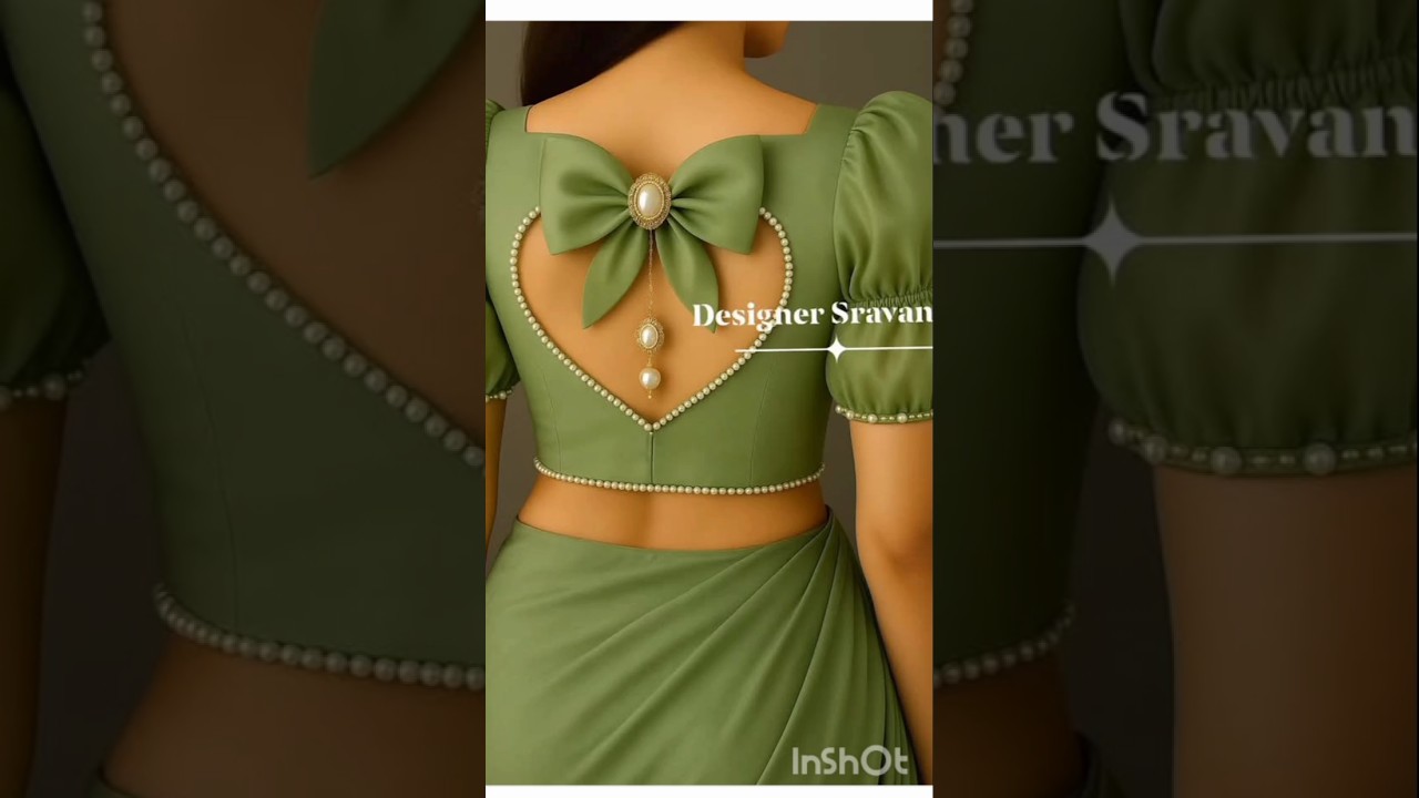 Latest 🎊Blouse Back Neck Design new model blouse designs#blousedesign​ #shortvideo​ #blousedesign