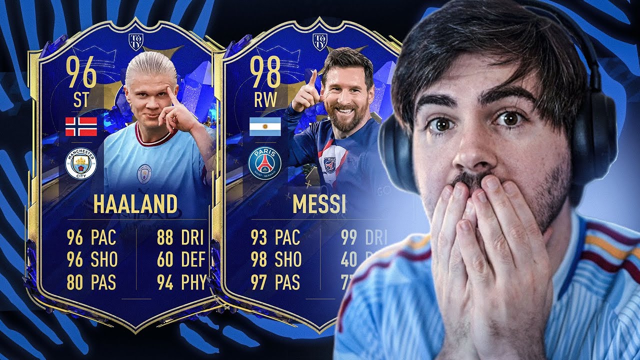 OMG MESSI TOTY E HALLAND TOTY JUNTO! FUT DRAFT FIFA 23