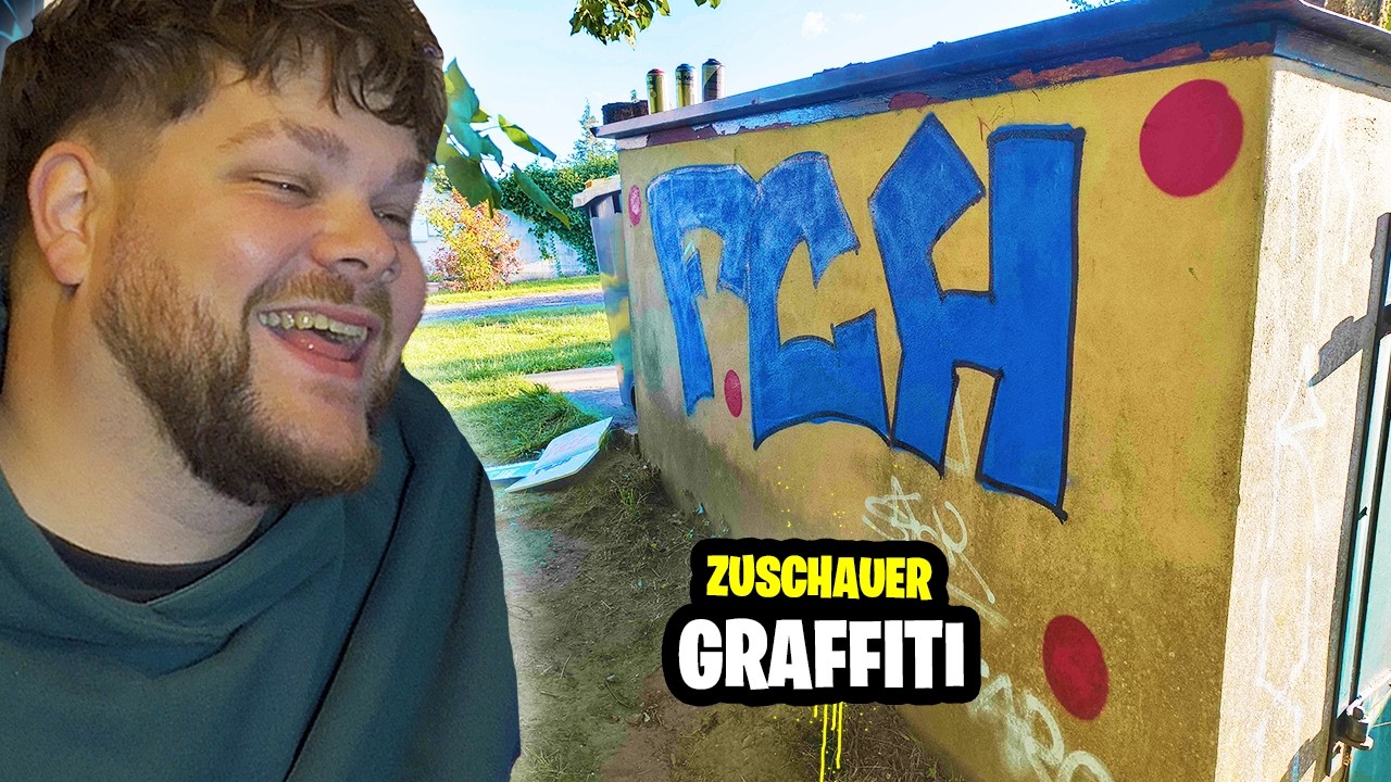 ICH reagiere auf EURE GRAFFITIS! (großer Fehler)