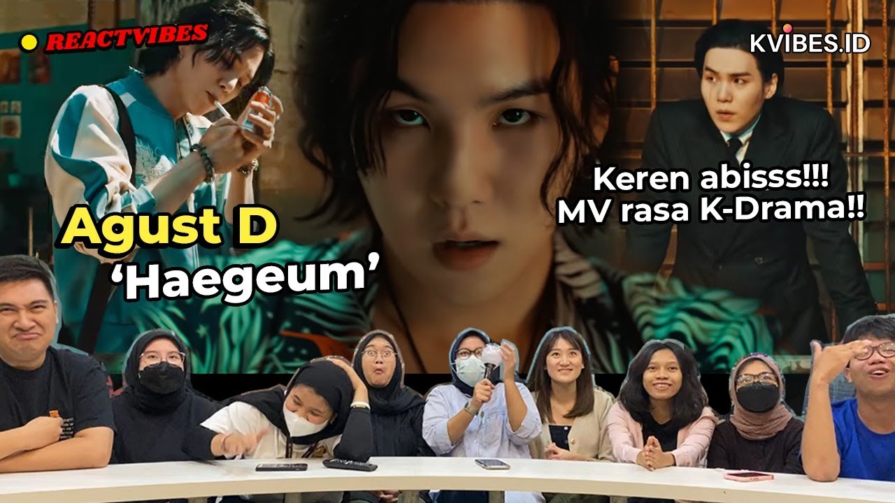 AKTING AGUST D KEREN BANGET!! Reaction to Agust D 'Haegeum' Official MV | REACTVIBES