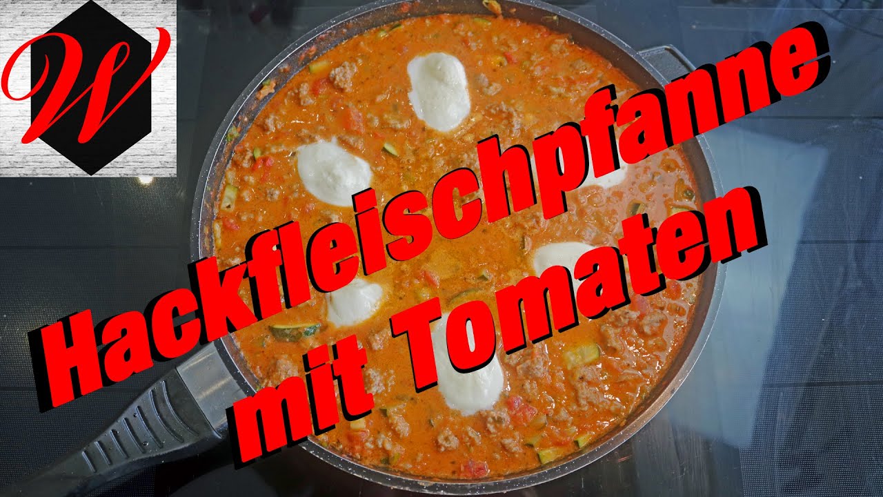 Hackfleischpfanne mit Tomaten // einfach und lecker //