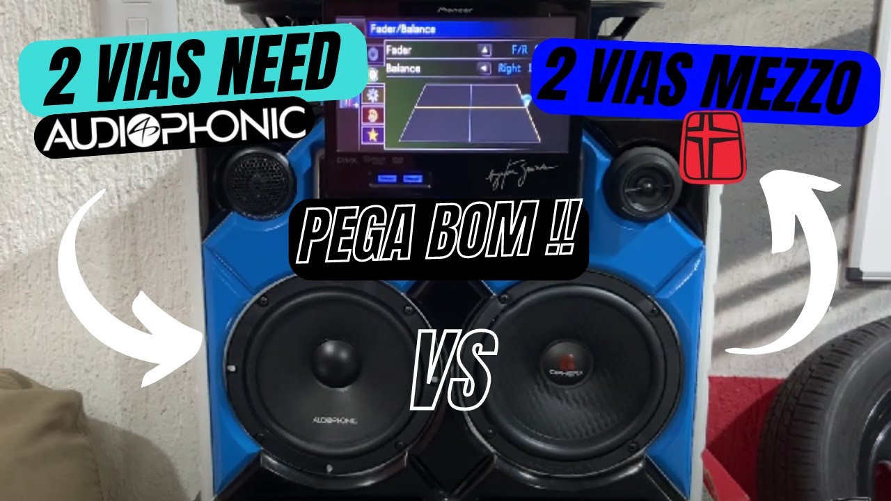 KIT 2 VIAS NEED AUDIOPHONIC VS KIT 2 VIAS MEZZO OPHERA