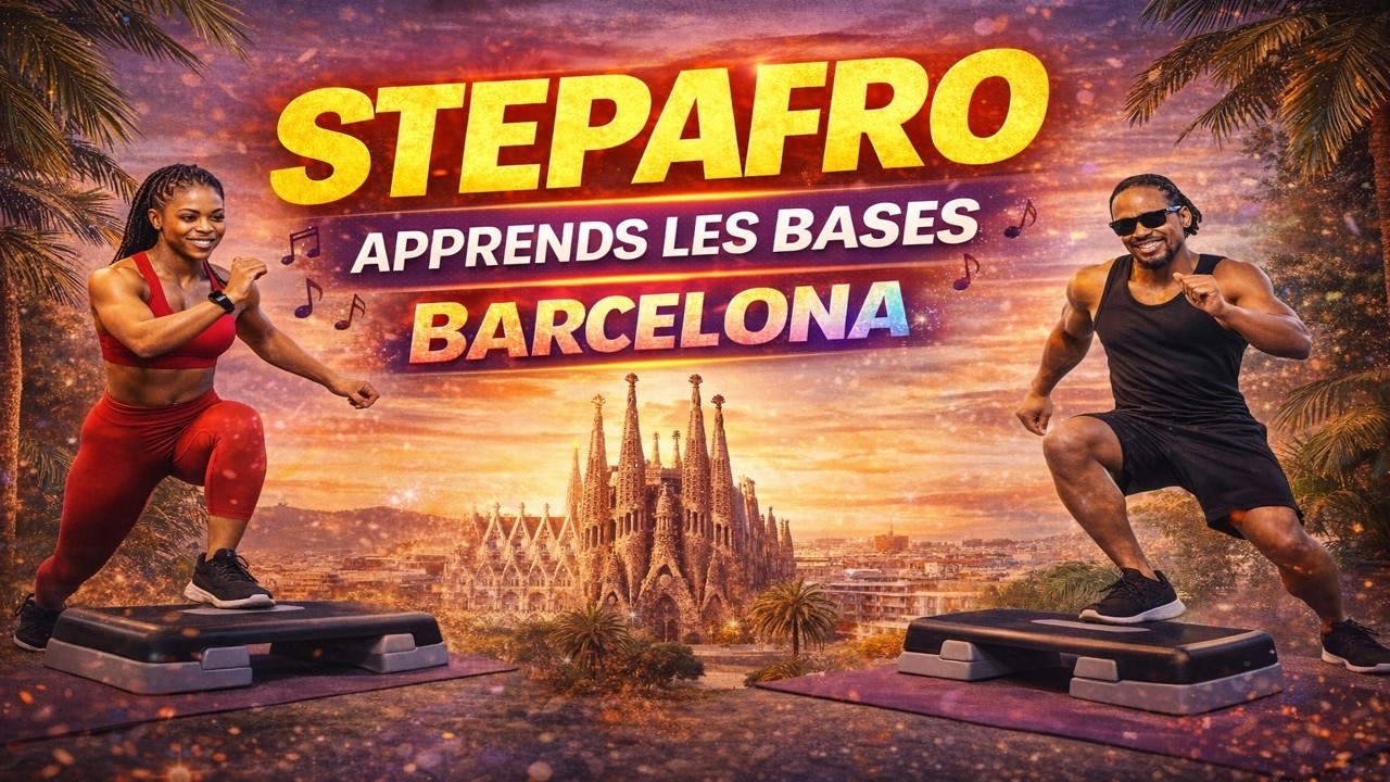 StepAfro Fitness débutant 💃 | Music Afro | Pas de base + cardio danse en Step (Barcelone)