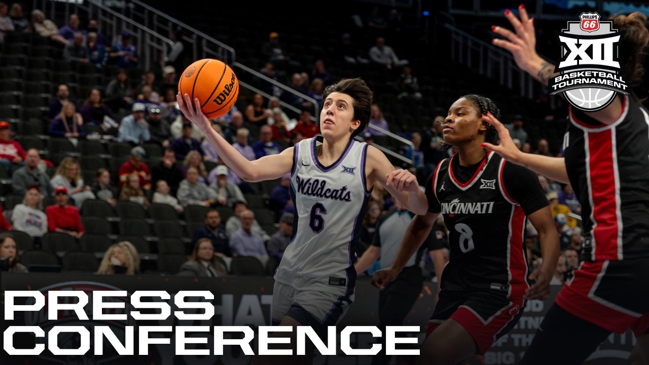Kansas State vs Cincinnati Press Conference | 2026 Phillips 66 Big 12 Women’s Basketball Tournament