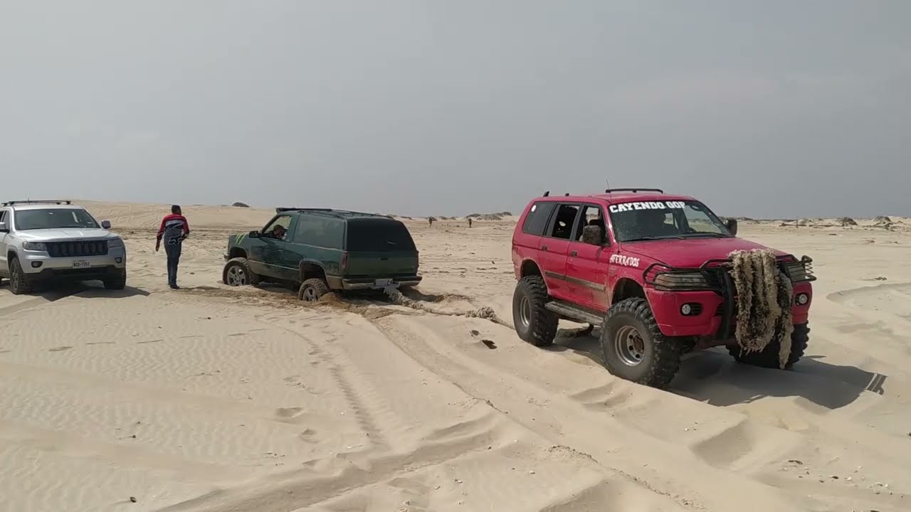 RESCATE DE ATASCADOS EN LAGUNA ENTRADA PLAYA BAGDAD Y DUNAS