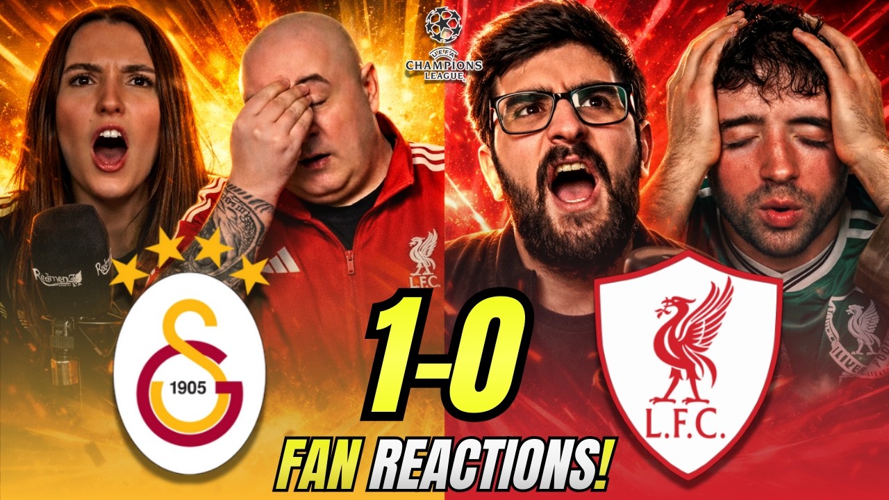 Liverpool fans FUMING reactions to Galatasaray 1-0 Liverpool! Champions League Fan Reactions
