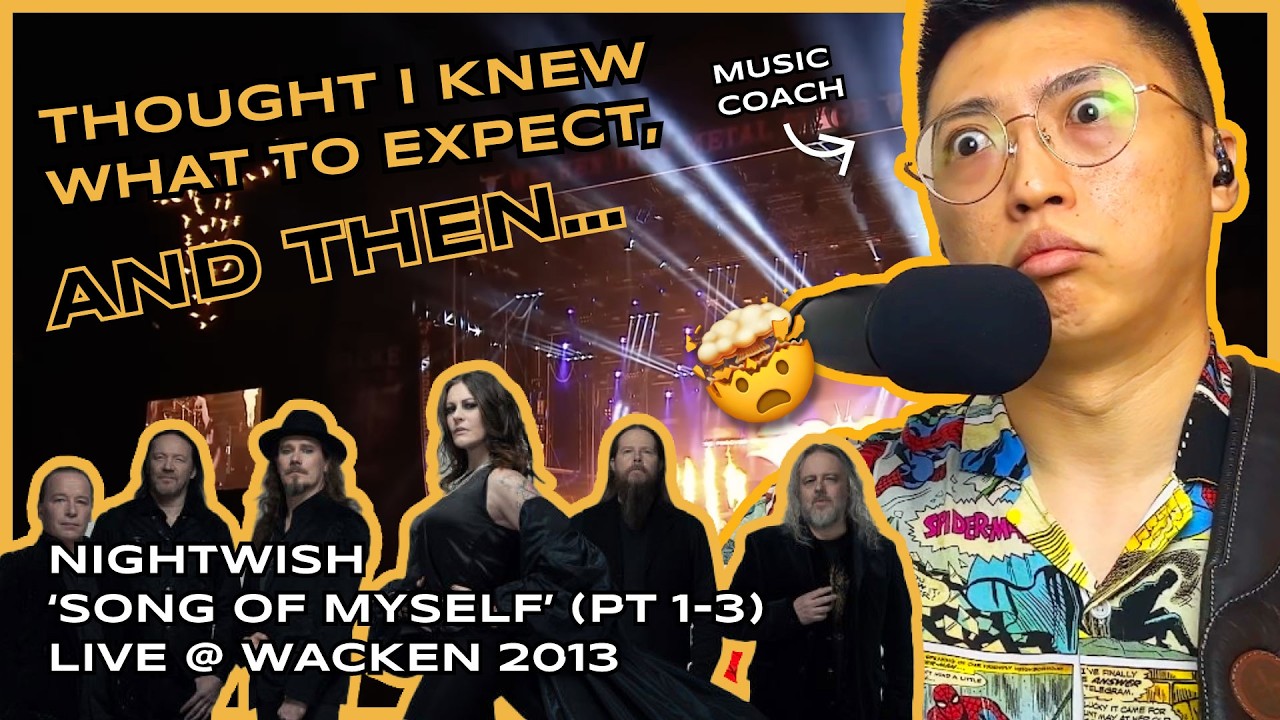 'This is TOO MUCH!!' FIRST TIME Hearing Nightwish 'Song of Myself' (Pts 1-3) | Music Coach Reaction