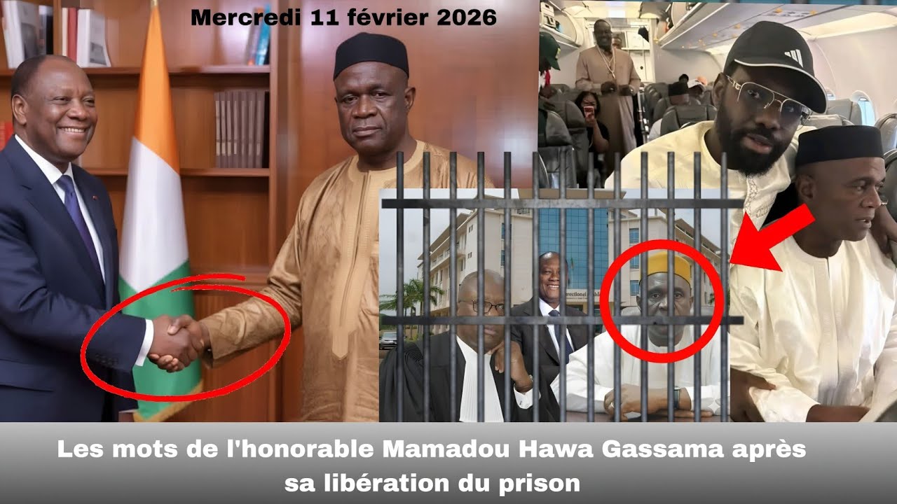 Urgent : première prise de parole de l'honorable Mamadou Hawa Gassama après sa libération de prison.