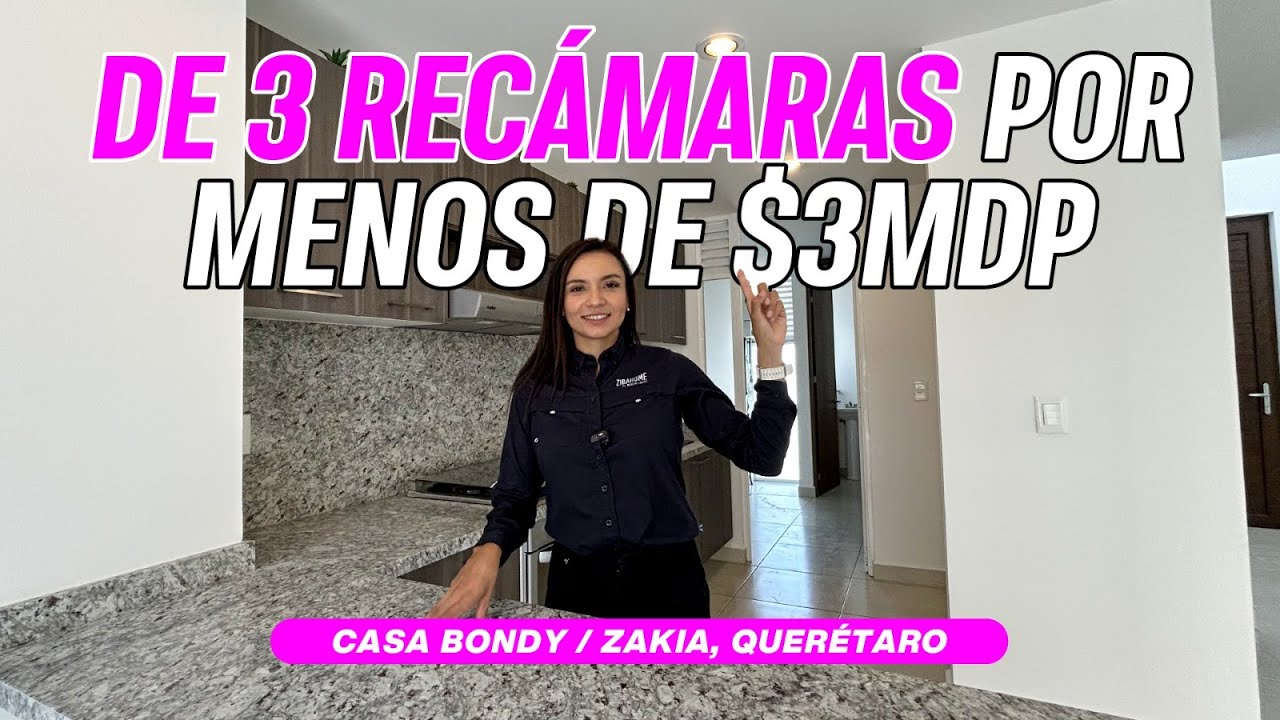 &iexcl;De 3 rec&aacute;maras por MENOS de $3MDP! | $2,800,000 | Casa Bondy ZAKIA QUER&Eacute;TARO