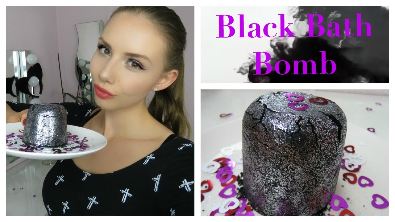 DIY Schwarze Badekugel / Black Bath Bomb