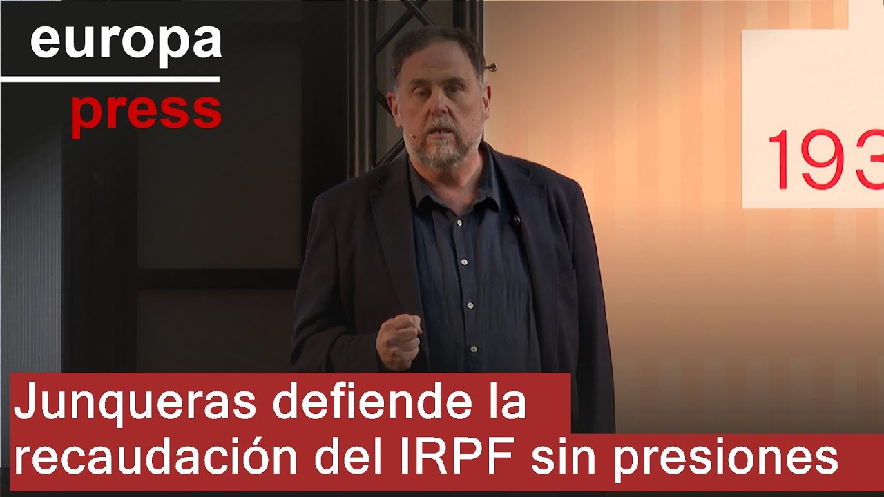 Junqueras insiste en la recaudación del IRPF para las cuentas: No nos 