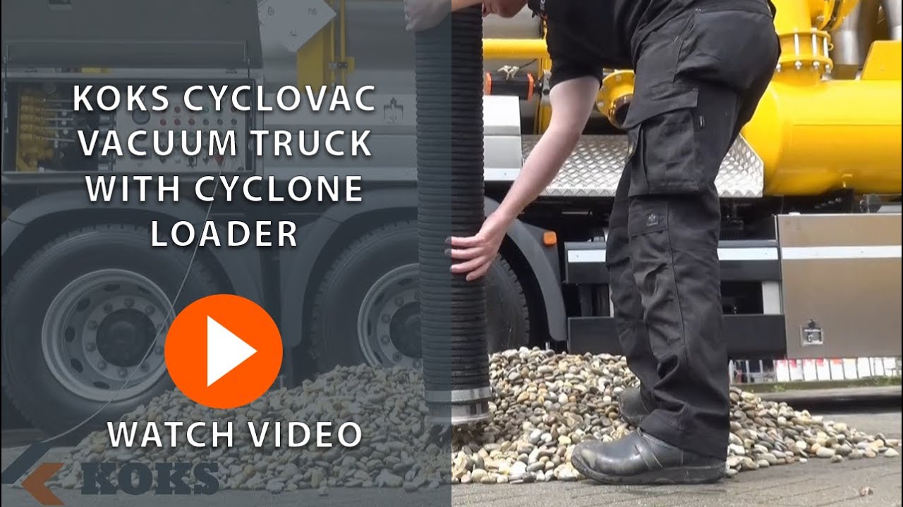 Vacuum Truck with Cyclone Loader KOKS CycloVac | KOKS Group