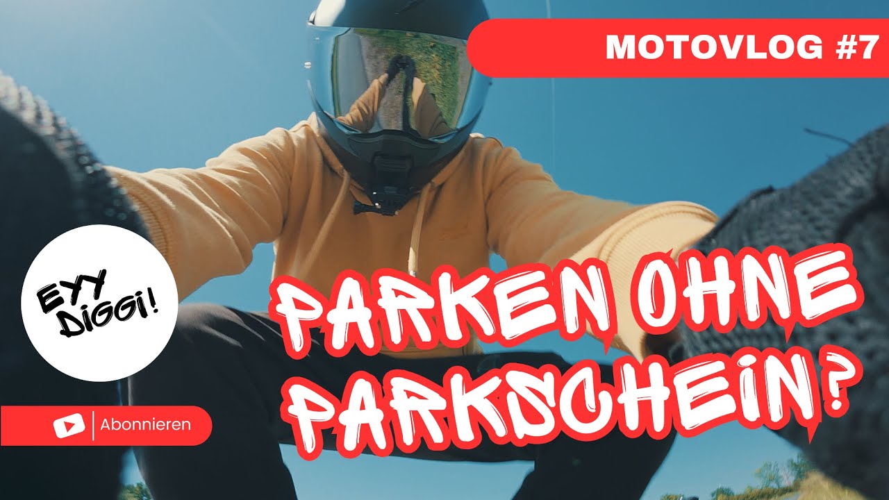 Motorrad parken – Wie macht ihr das? | Motovlog #7 | Piaggio MP3