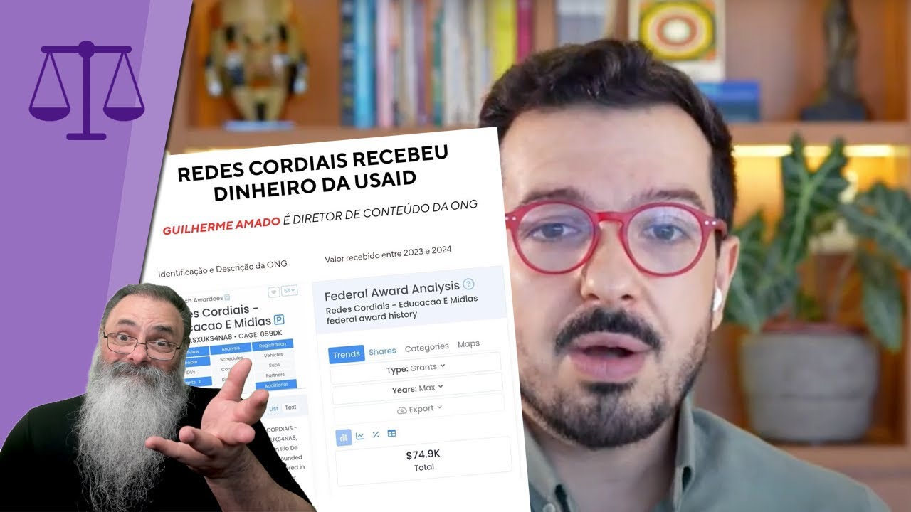 ONG de GUILHERME AMADO recebeu GRANA da USAID na &Eacute;POCA de REPORTAGEM MENTIROSA contra FILIPE MARTINS