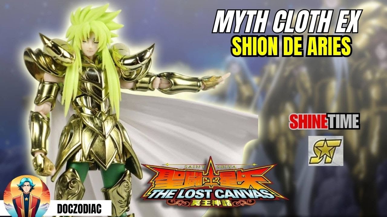 🔥¡UNBOXING & REVIEW - Shion De Aries The Lost Canvas Myth Cloth EX Shinetime!🔥The Lost Canvas