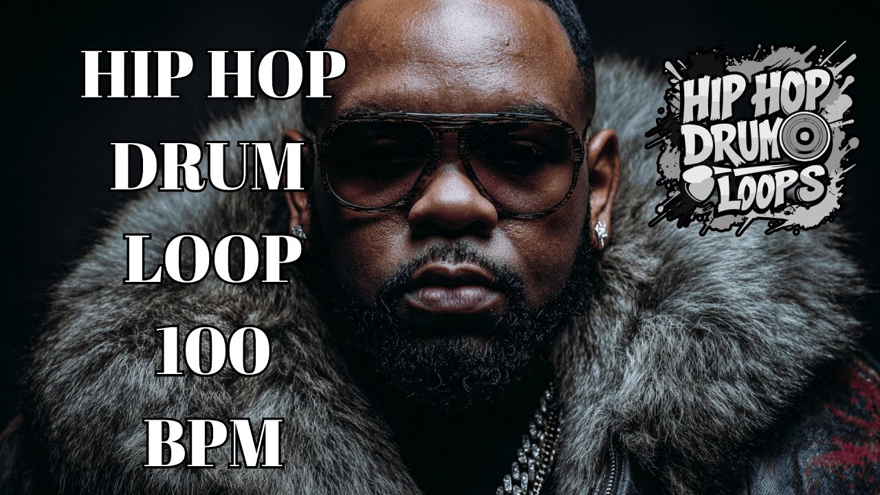 100 BPM Hip Hop Drum Backing Track | Solid Standard Rap Beat