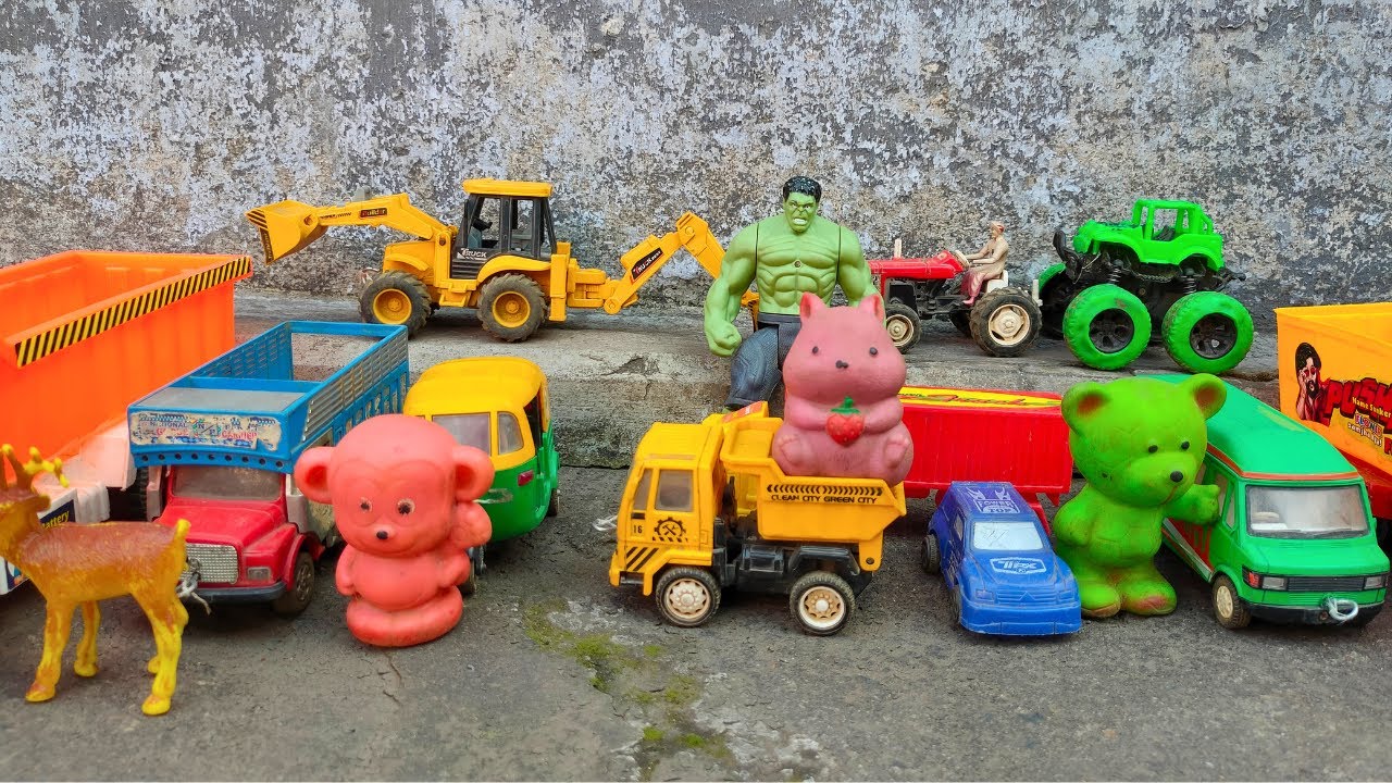 रंगबिरंगा वाला गाड़ी 😜 Colourful Wala Texi Gadi  Toy Car Video  Toy Kids Videos