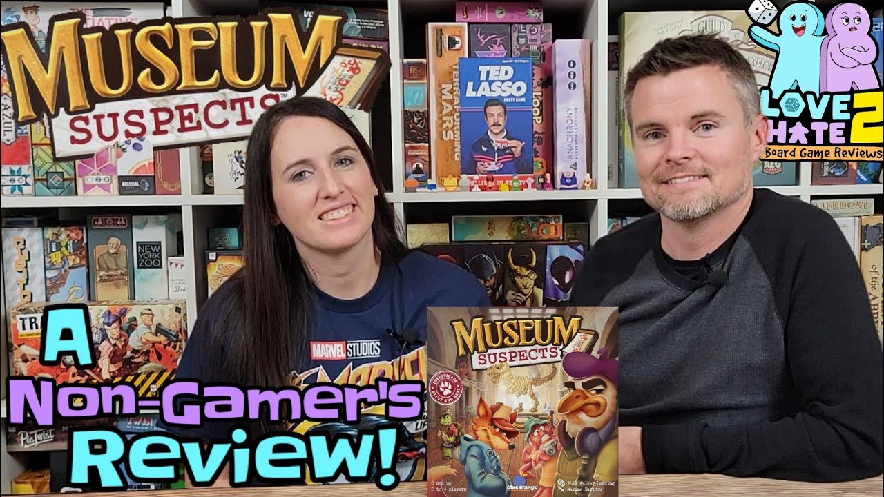 Museum Suspects - A Non-Gamer's Review! Blue Orange Games #boardgames #boardgamereview