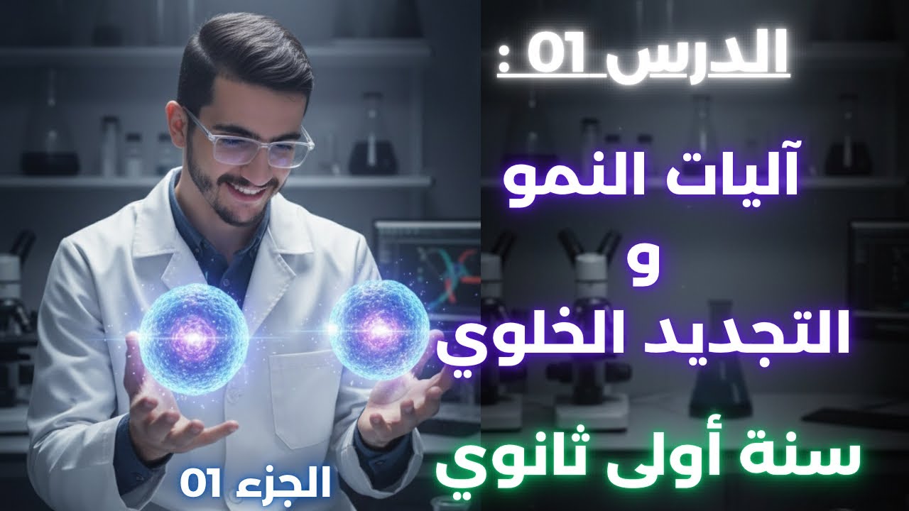 الدرس 01 : آليات النمو و التجديد الخلوي علوم طبيعية سنة أولى ثانوي