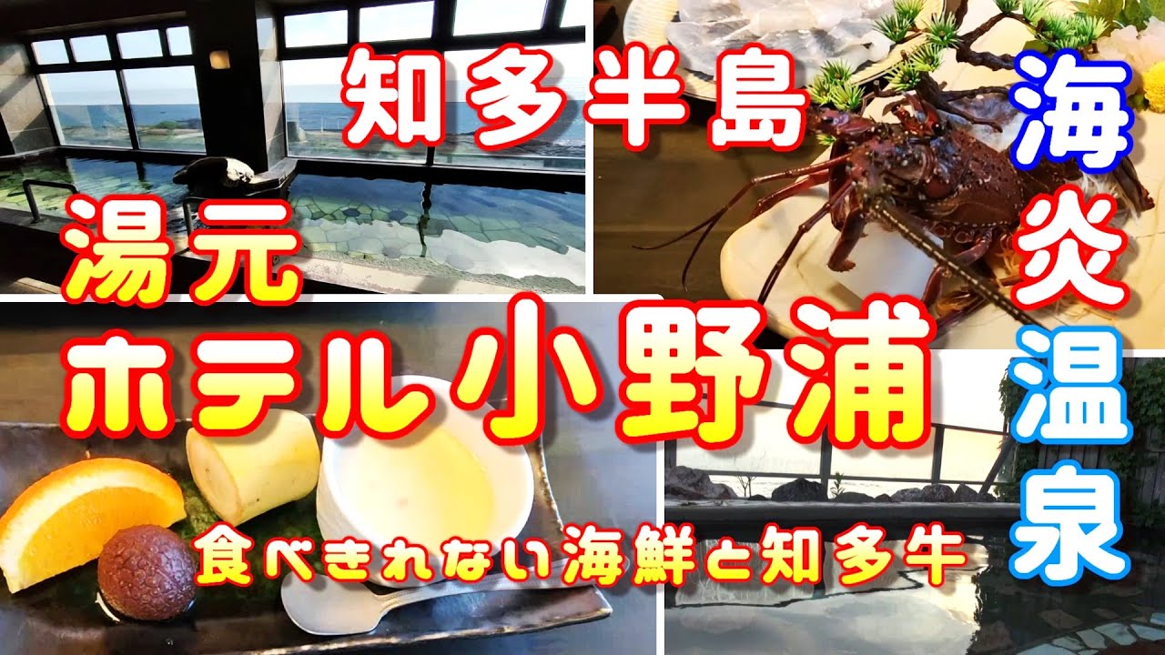 知多半島の湯元♨️ホテル小野浦✨豪華🍽️海鮮料理と知多牛🦐そして温泉♨️露天風呂