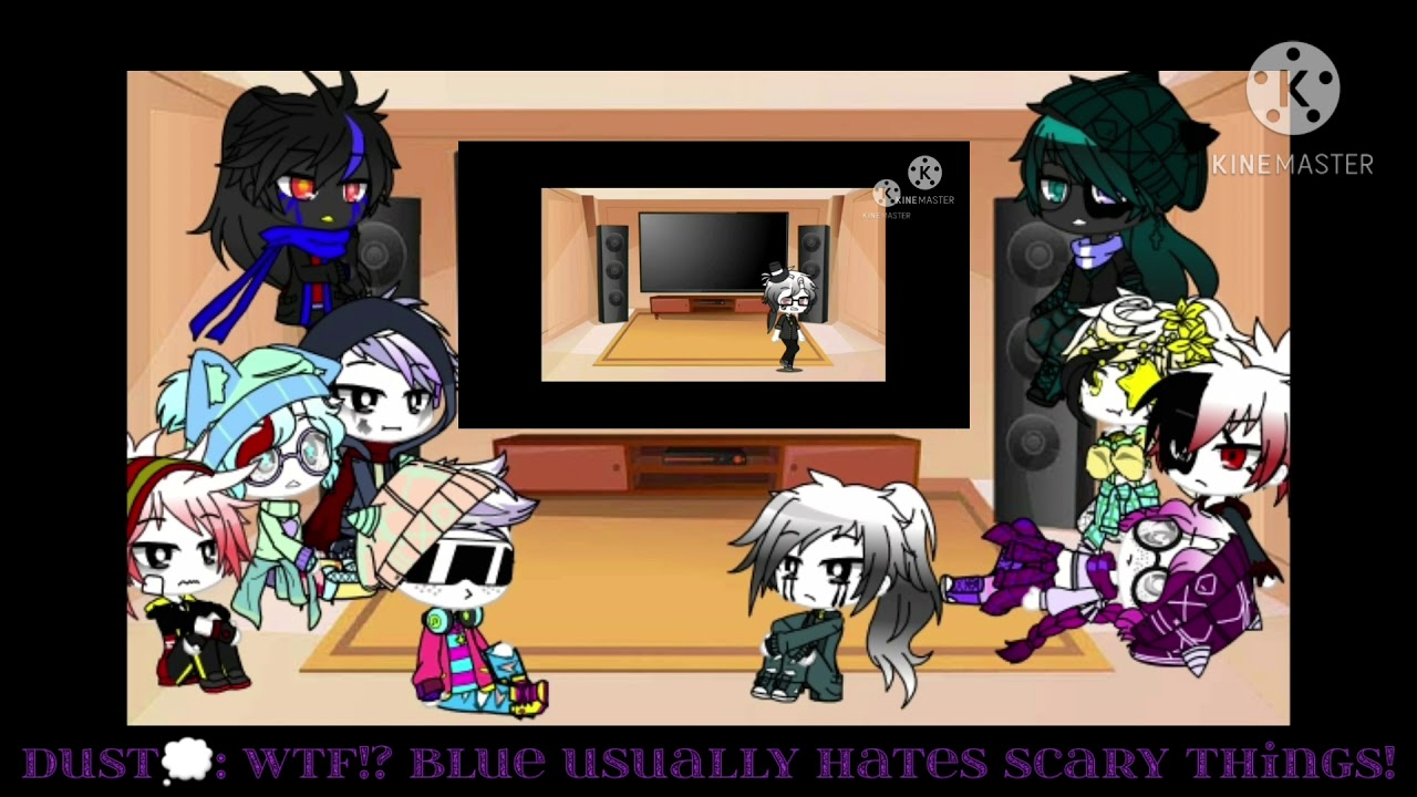 Sans aus react to Inks past! | MY AU| (New co change and intro/outro kinda)