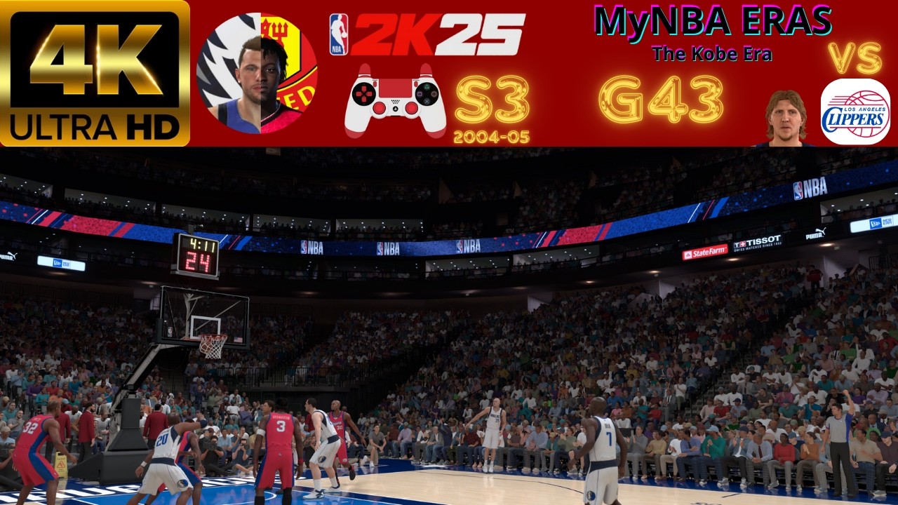 [NBA2K25][HoF]第三季四十三場 vs快艇[一鏡到底][曼巴紀元]