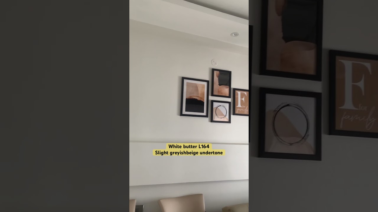 Asian paints white butter L164 #asianpaints #wallcolourcombination #livingroomcolors #bedroomcolour