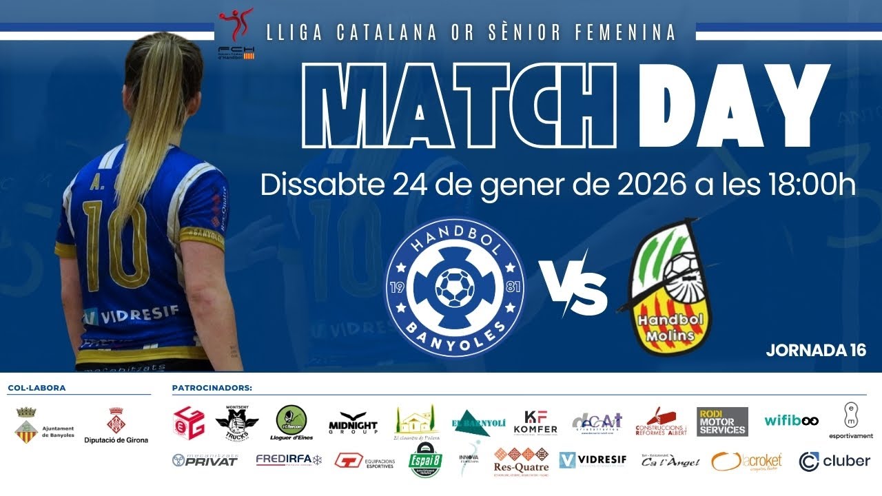 J16 | H. Banyoles vs. H. Molins | Lliga Catalana Sènior Femenina