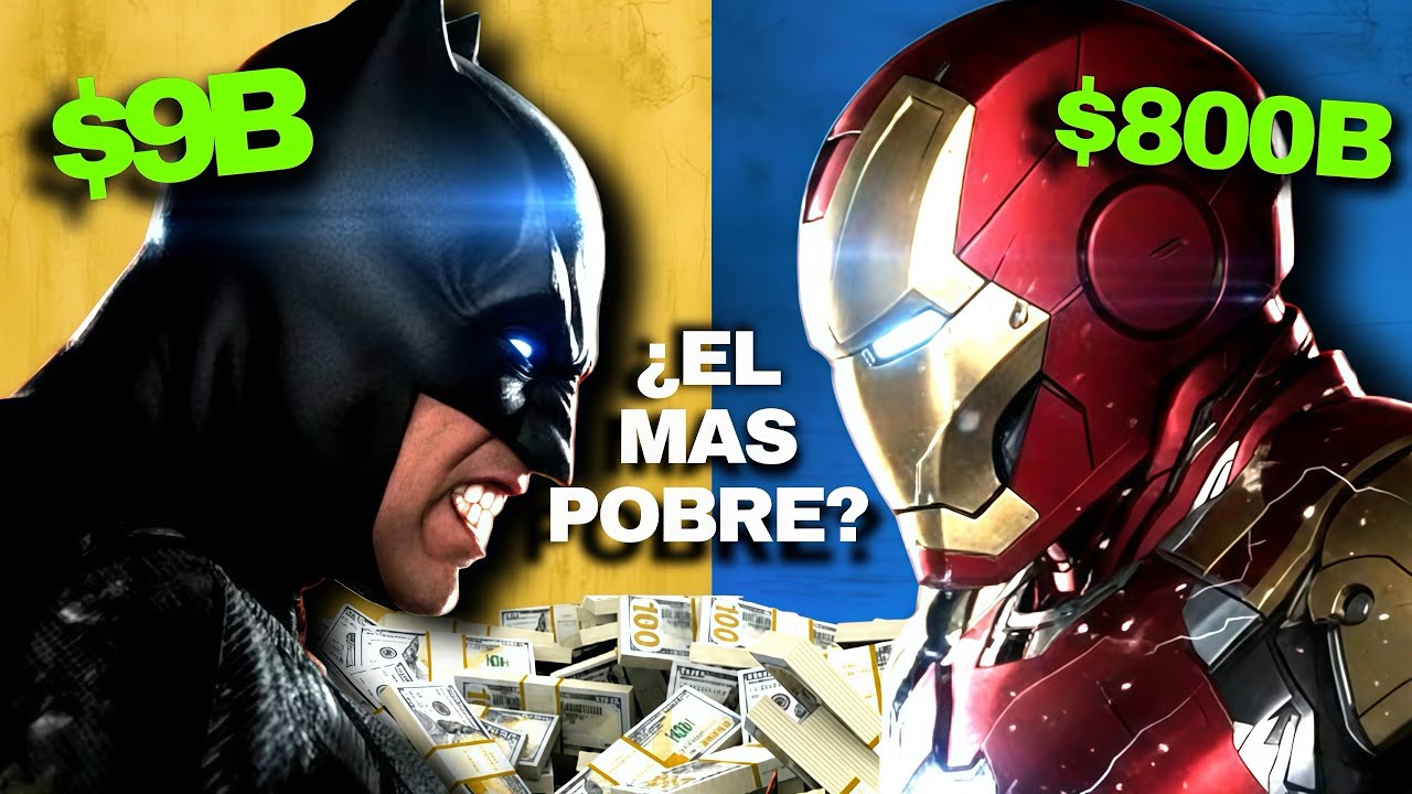 Batman es POBRE comparado con Iron Man.