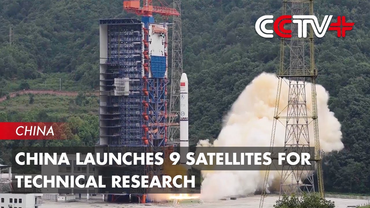 China Launches Nine Satellites for Technical Research