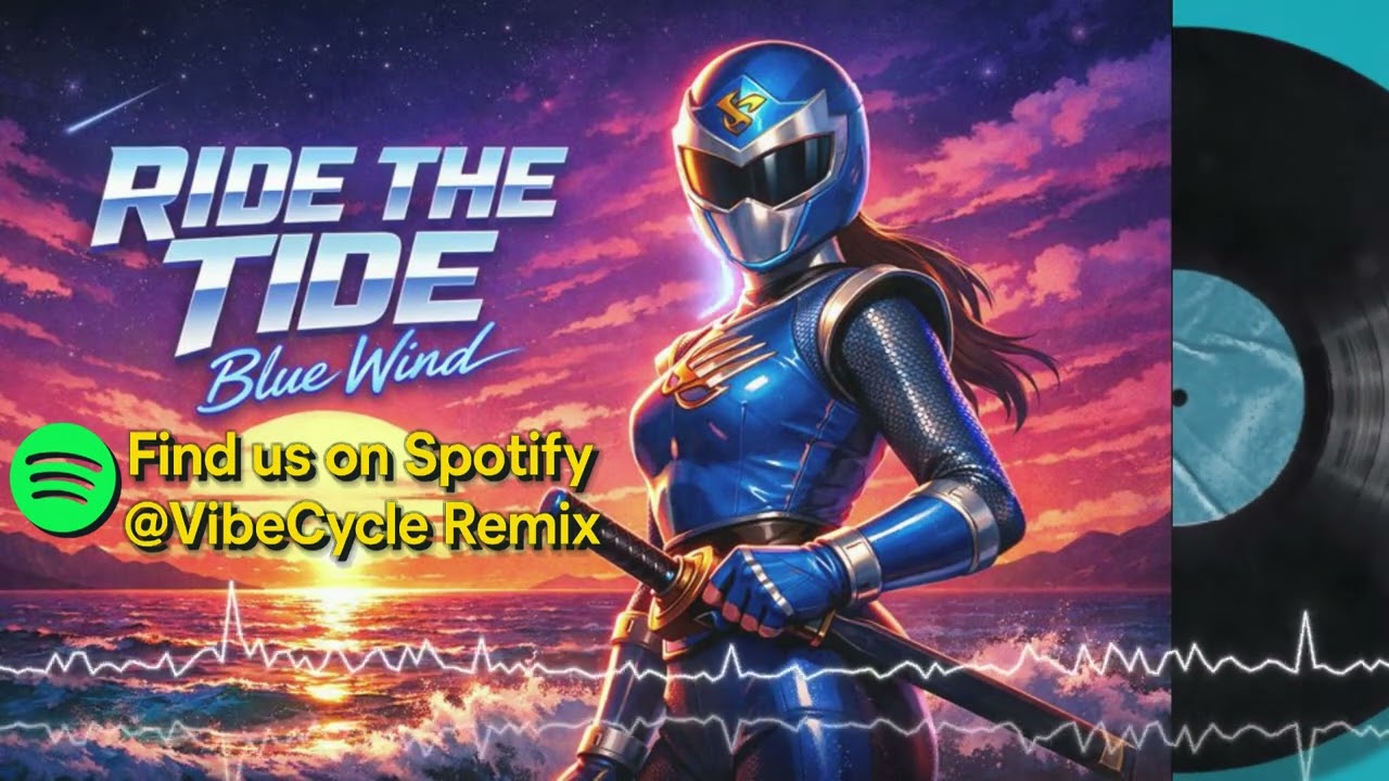 Power Rangers Ninja Storm &ndash; Ride the Tide (Blue Wind Ranger Theme)