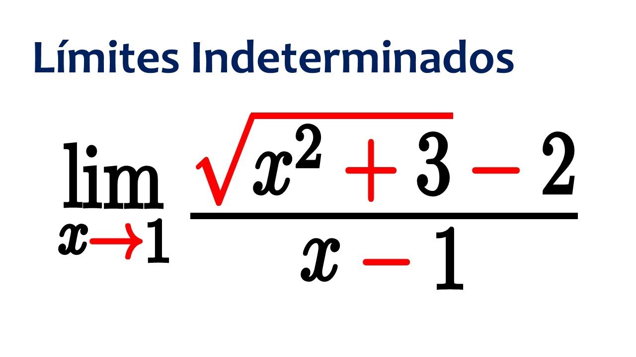 LIMITES INDETERMINADOS usando racionalización | Paso a paso✅