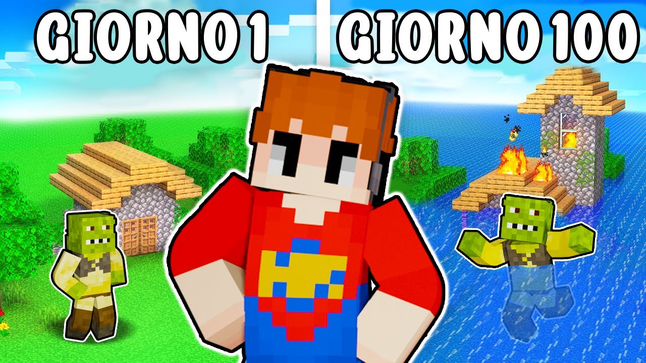 100 GIORNI DI SCHERZI ESTREMI AL MIO AMICO su MINECRAFT!