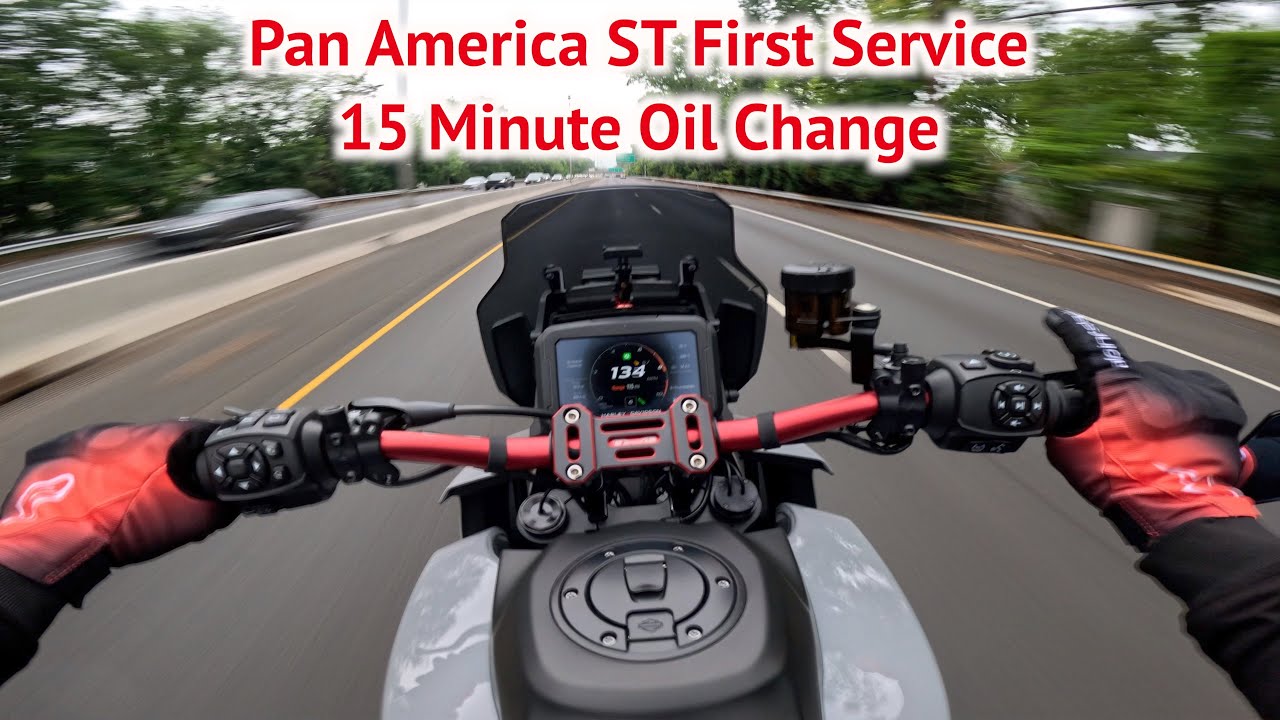 Harley Davidson Pan America ST First Service - Oil Change