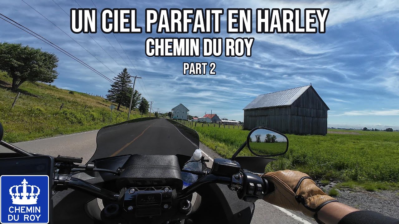 Pas de fleuve mais un ciel parfait : chemin du Roy part 2 entre Berthierville et Trois-Rivières