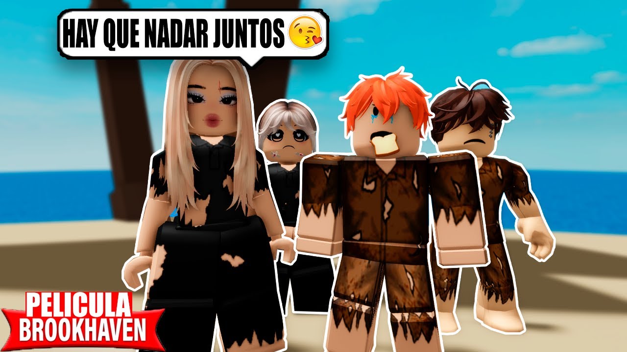 PERDIDOS EN LA ISLA  🔥😳 BROOKHAVEN PELICULA 🏡 @Pᴀᴜ Nɪᴅʟy