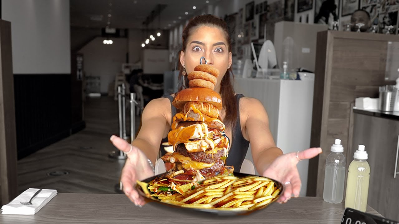 THE BIG MANS BURGER CHALLENGE WITH FRIES | 3 YEAR STANDING RECORD |  Shutkeverofficial