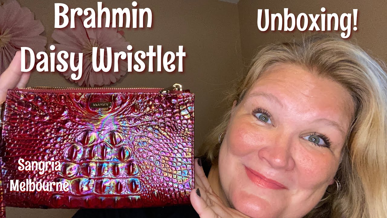 Brahmin Daisy Wristlet Unboxing ~~ Sangria Melbourne