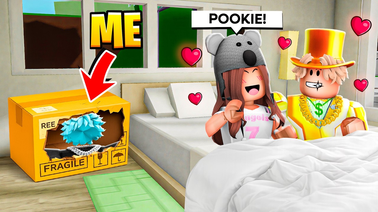 Я поймал свою сестру в коробке в Roblox...