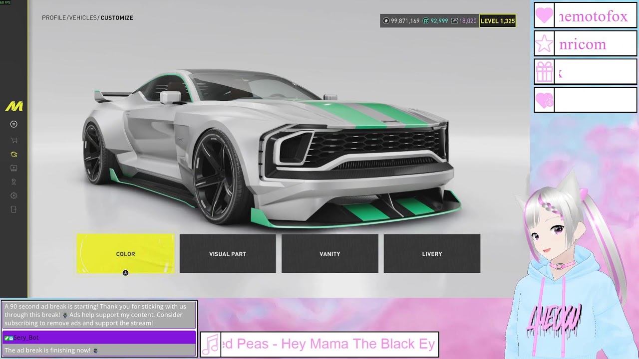 Weekly Motorfest stream as well as some other stuff :3