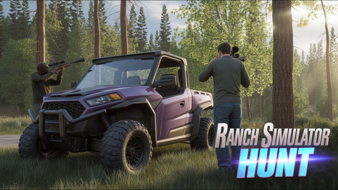 Ranch Simulator Ep.3 Purple UTV Hunting Chaos With sos_Rampag3zz